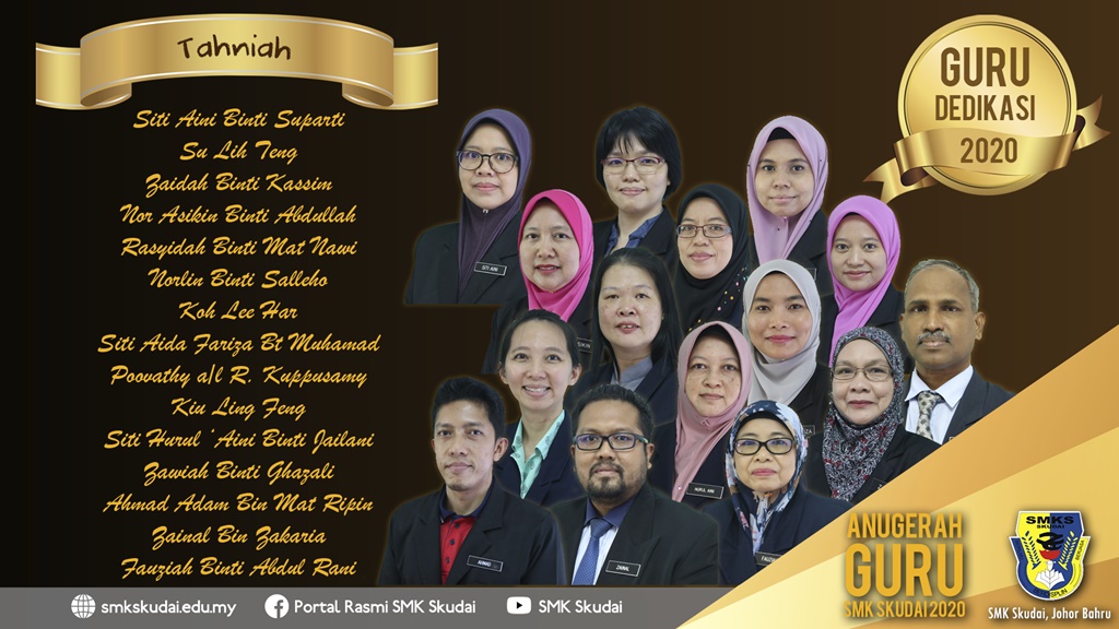 Anugerah Guru SMK Skudai 2020 - Guru Dedikasi 2020