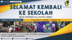 Read more about the article Selamat Kembali ke Sekolah bagi Sesi Persekolahan Tahun 2021