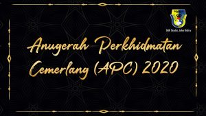Read more about the article Anugerah Perkhidmatan Cemerlang 2020