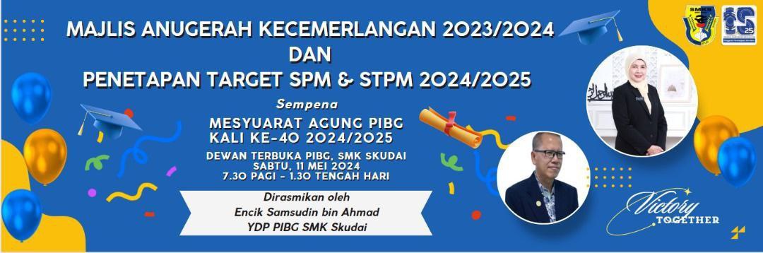Read more about the article Majlis Anugerah Kecemerlangan 2023/2024 dan Penetapan Target SPM & STPM 2024/2025 sempena Mesyuarat Agung PIBG Kali ke-40 2024/2025