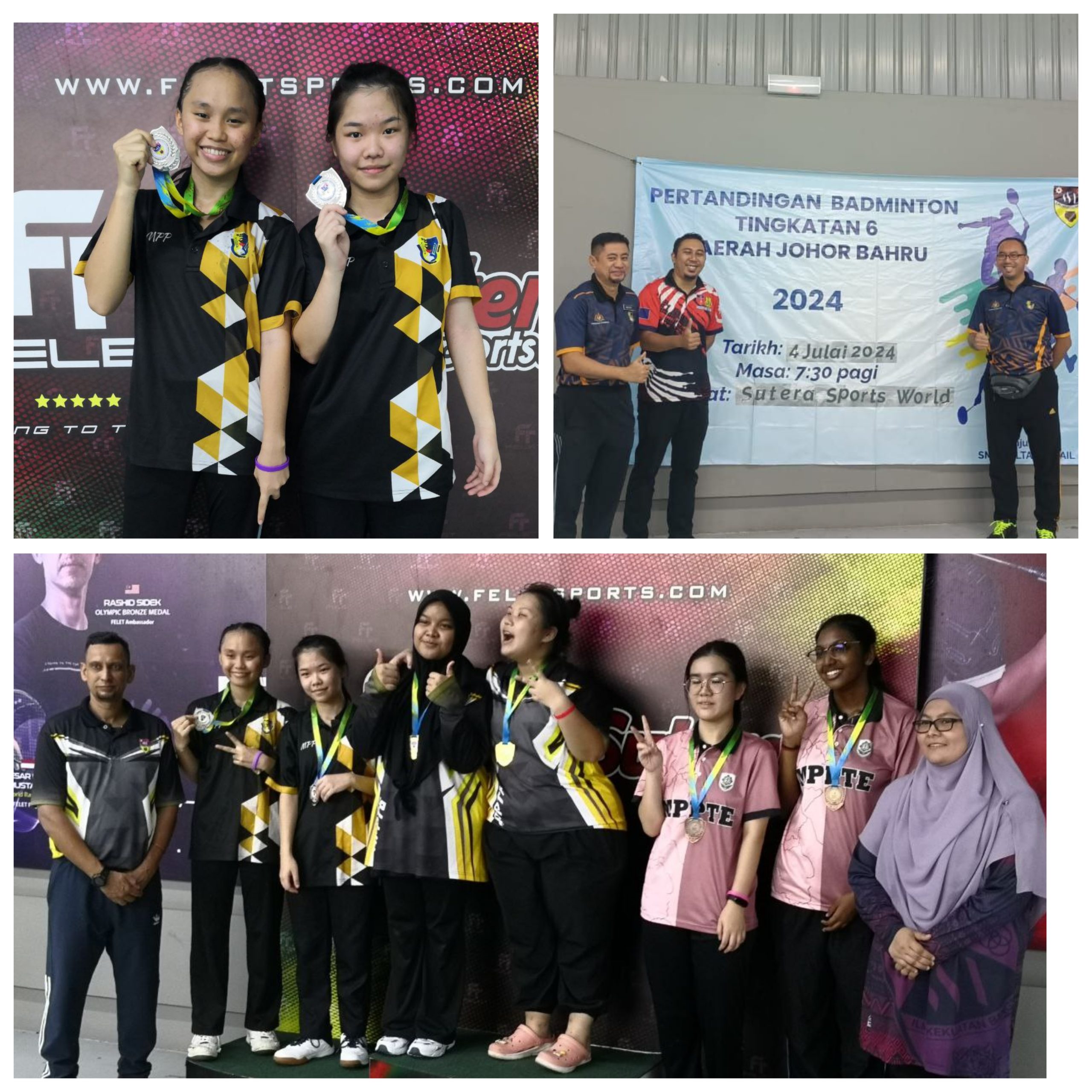 Read more about the article Pertandingan Badminton Tingkatan 6 Daerah Johor Bahru 2024