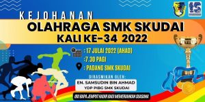 Read more about the article Kejohanan Olahraga SMK Skudai Kali Ke-34 2022