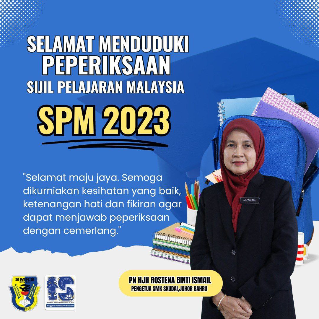 Read more about the article Selamat Menduduki Peperiksaan Sijil Pelajaran Malaysia (SPM) 2023